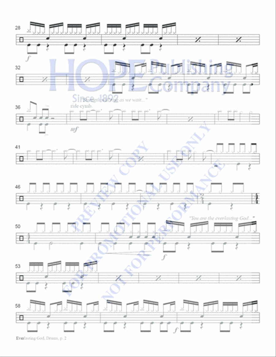 Everlasting God Choir scores gallery preview page 11