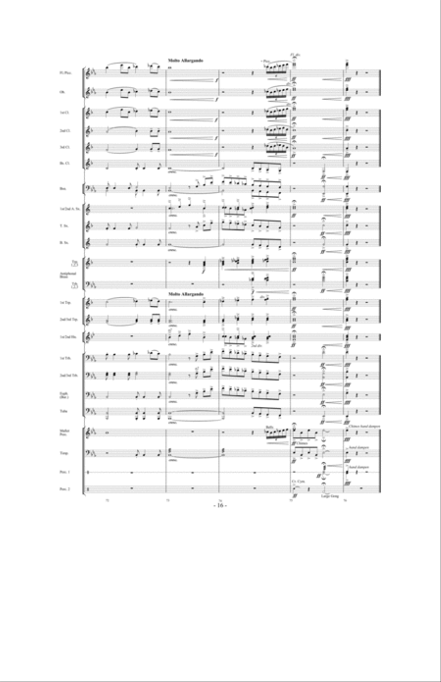 Raise Your Joys And Triumphs High Concert Band scores gallery preview page 15