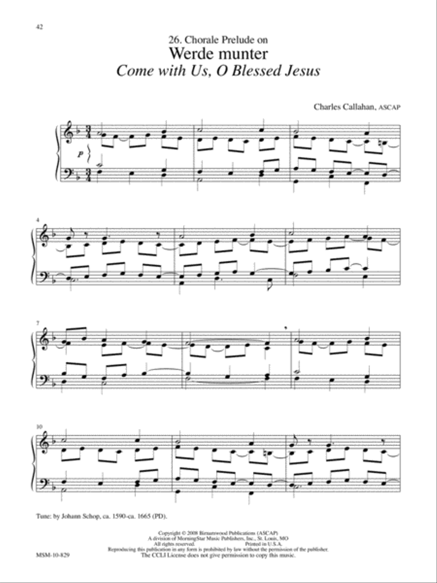 In Communion 40 Hymntune Meditations for Organ, Piano, or Keyboard image number null