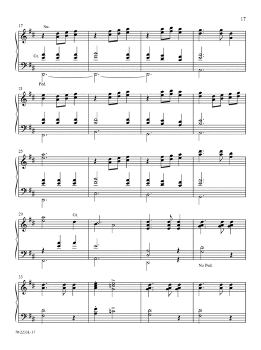 Easy Organ Library, Vol 67 Organ Solo scores gallery preview page 10