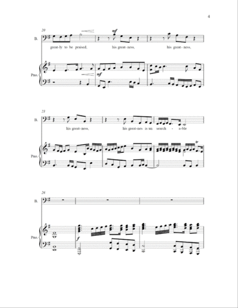 Psalm 145 4-Part scores gallery preview page 4