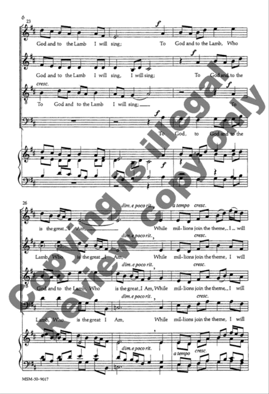 What Wondrous Love Is This Divisi scores gallery preview page 6