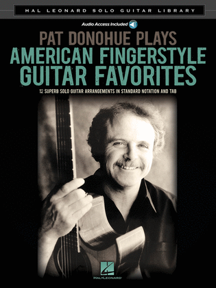 Book cover for Pat Donohue Plays American Fingerstyle Guitar Favorites
