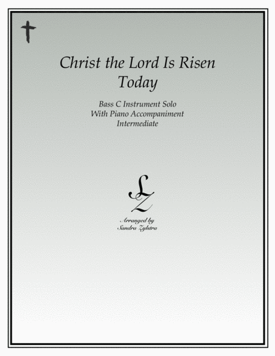 Christ The Lord Is Risen Today (bass C instrument solo) image number null