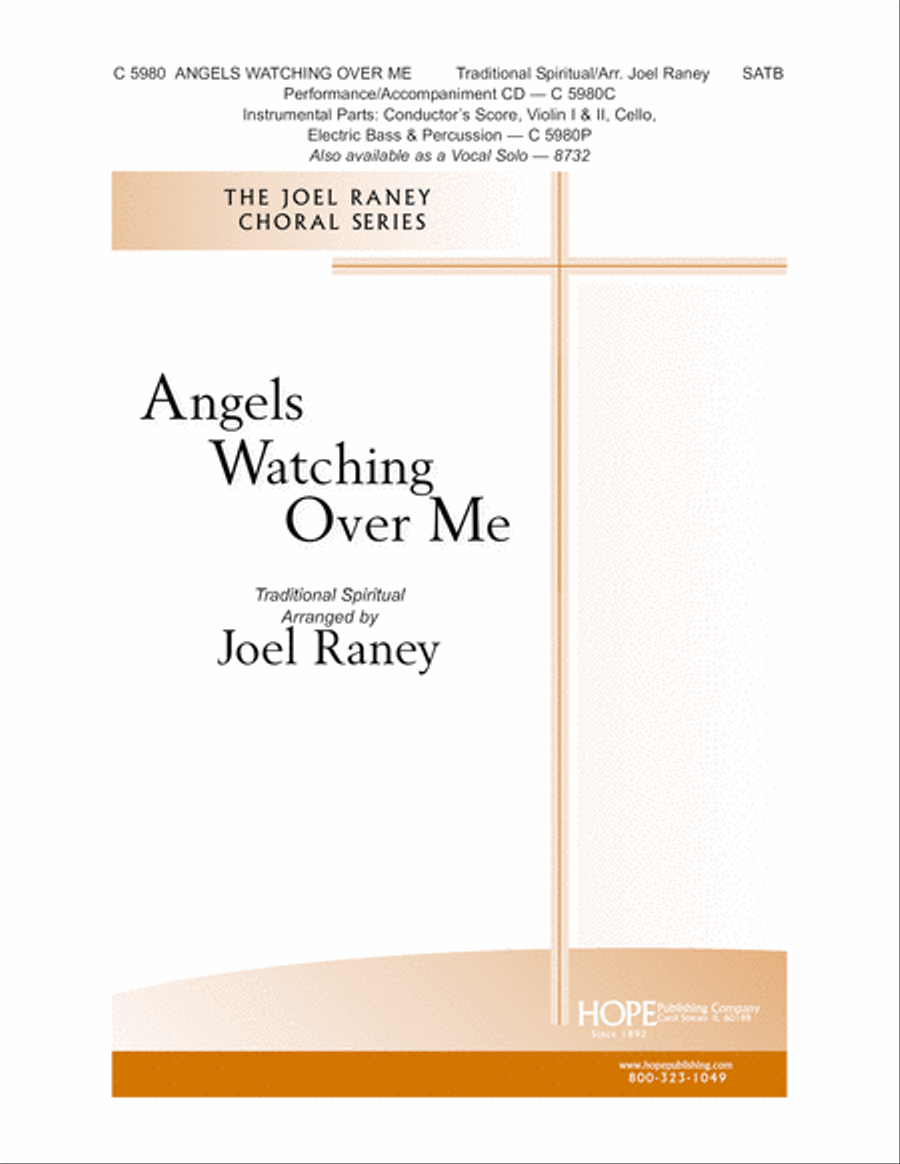 Angels Watching Over Me 4-Part scores gallery preview page 1