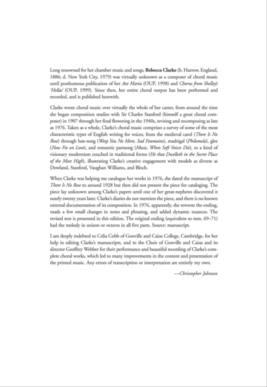 There is no rose A Cappella scores gallery preview page 2
