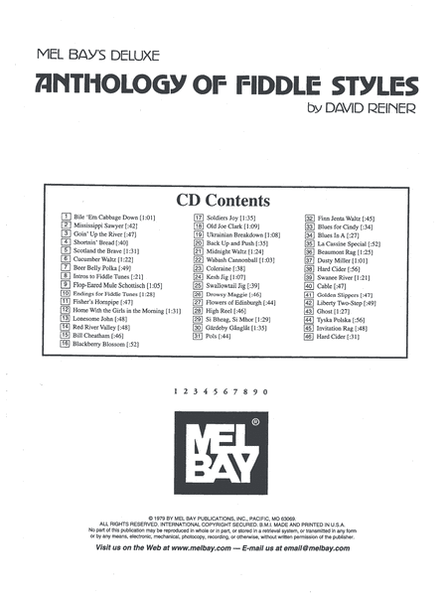 Deluxe Anthology of Fiddle Styles image number null