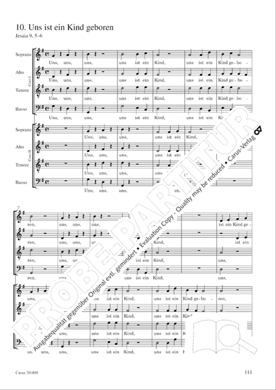 J.L. Bach: The complete motets Choir scores gallery preview page 118