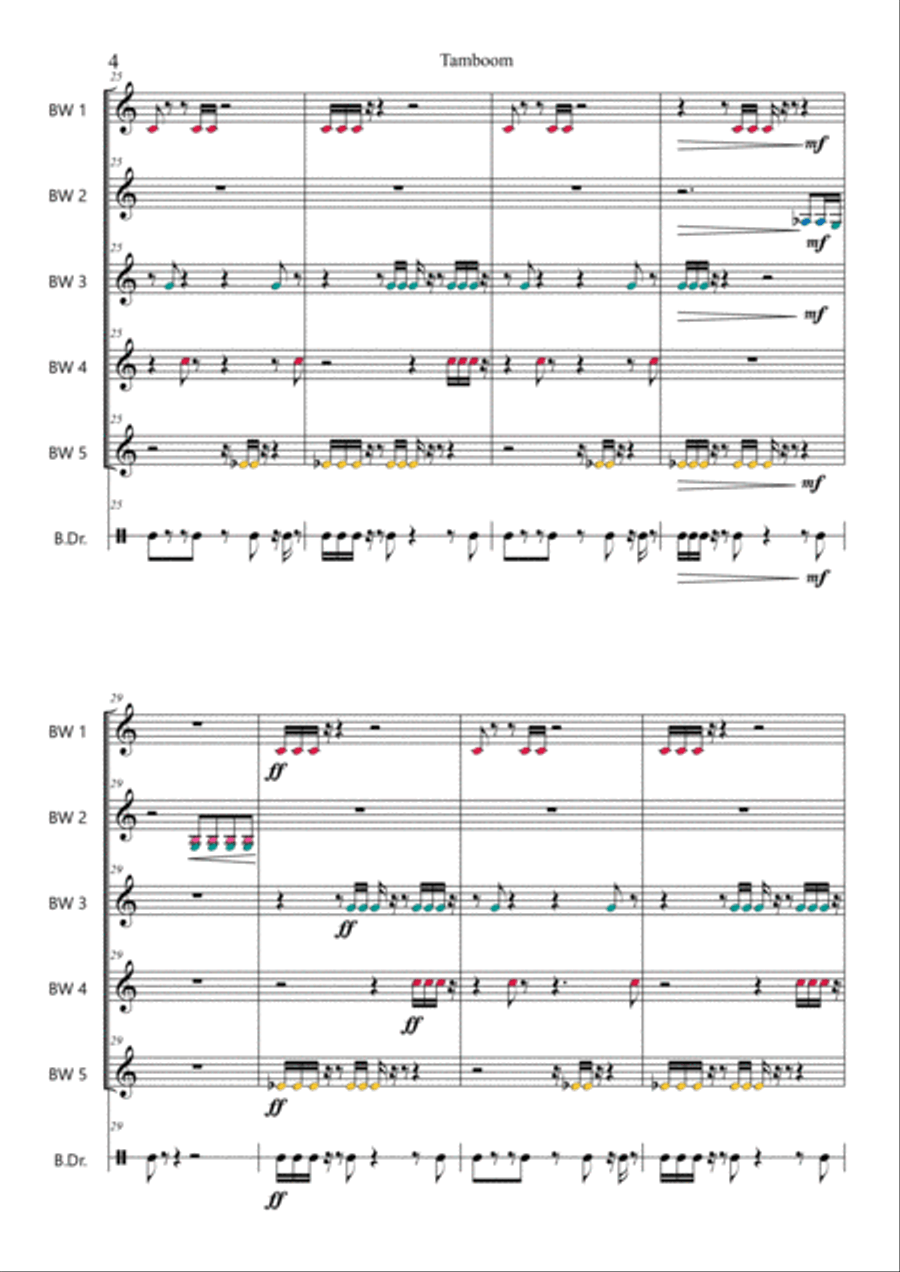 Tamboom Chamber Music scores gallery preview page 4