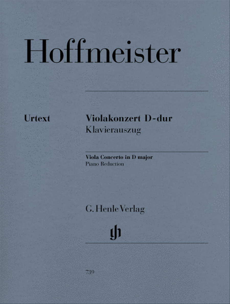 Viola Concerto D Major Piano Accompaniment scores gallery preview page 1