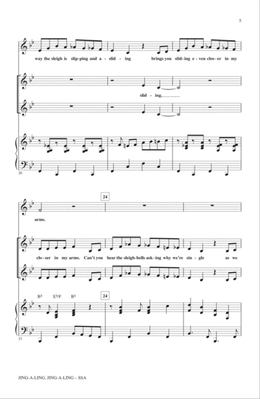 Jing-A-Ling, Jing-A-Ling SSA scores gallery preview page 4