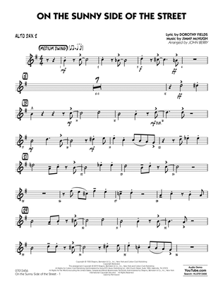 Book cover for On the Sunny Side of the Street (arr. John Berry) - Alto Sax 2