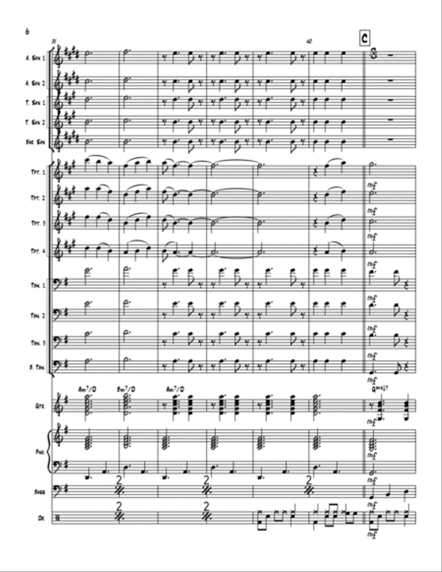 Snow Queen Jazz Ensemble scores gallery preview page 6
