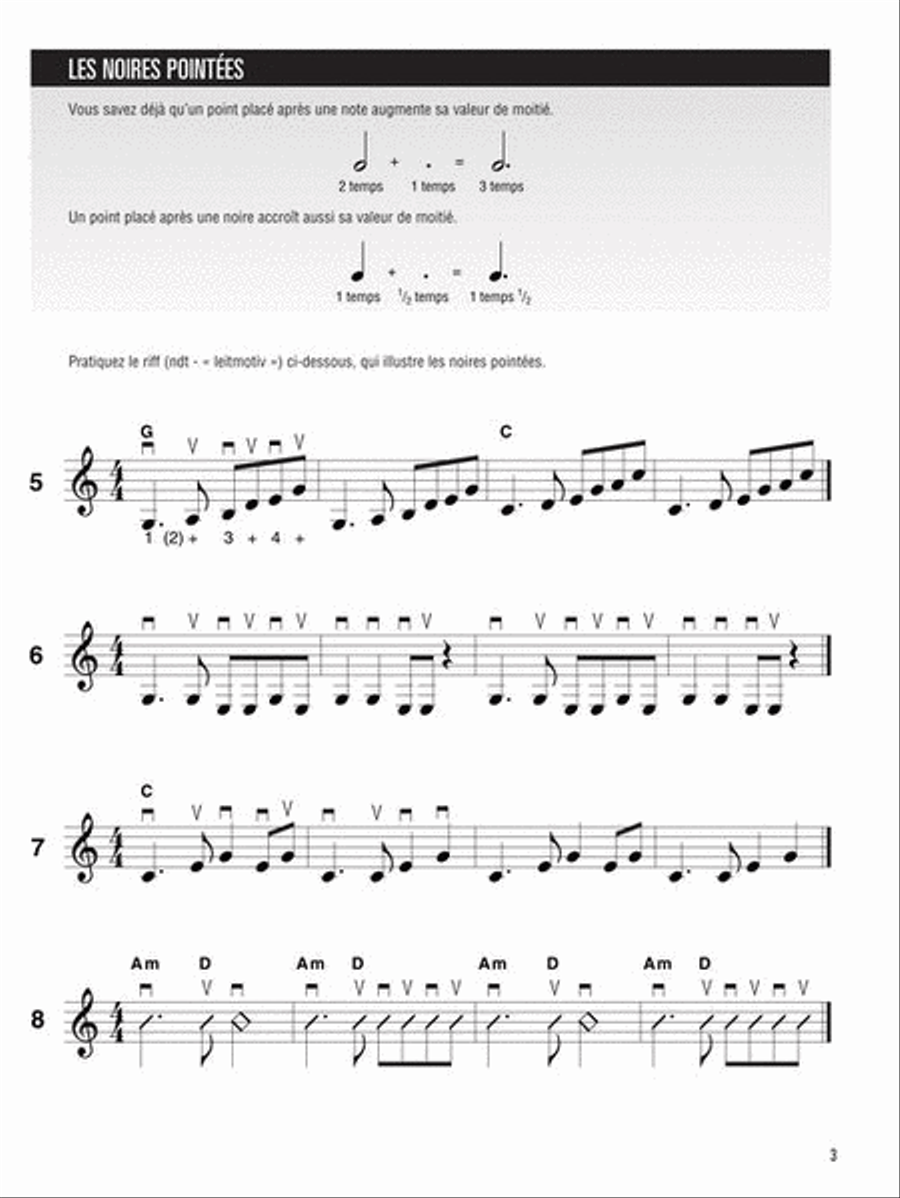 French Edition: Hal Leonard Guitar Method Book 2 – 2nd Edition Guitar scores gallery preview page 5