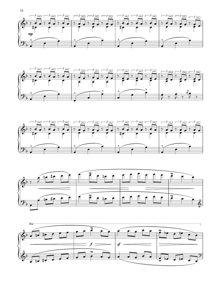 Prelude, Op. 165, No. 1 Piano Solo scores gallery preview page 2