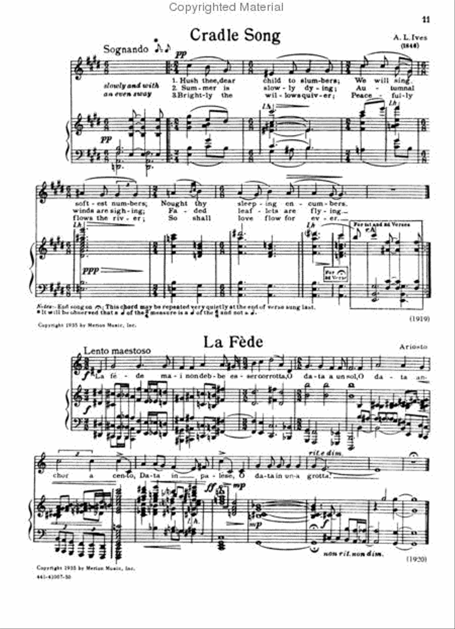 Nineteen Songs Nineteen Songs Chamber Music scores gallery preview page 3