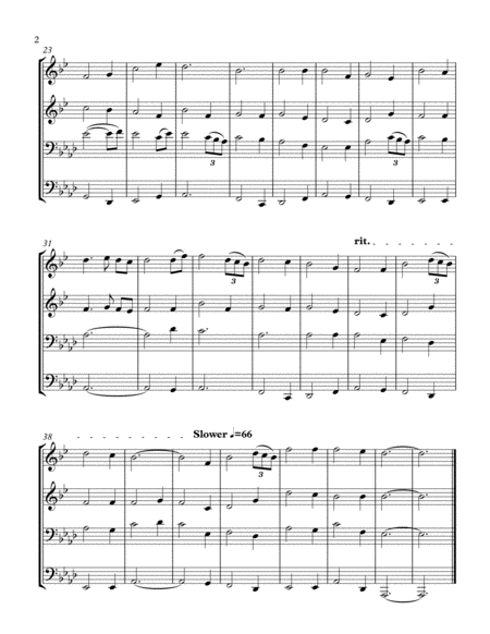 Amazing Grace (Brass Quartet) image number null