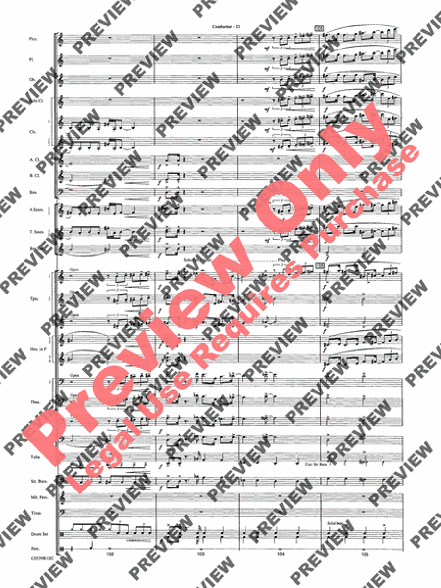 In the Miller Mood Concert Band scores gallery preview page 24