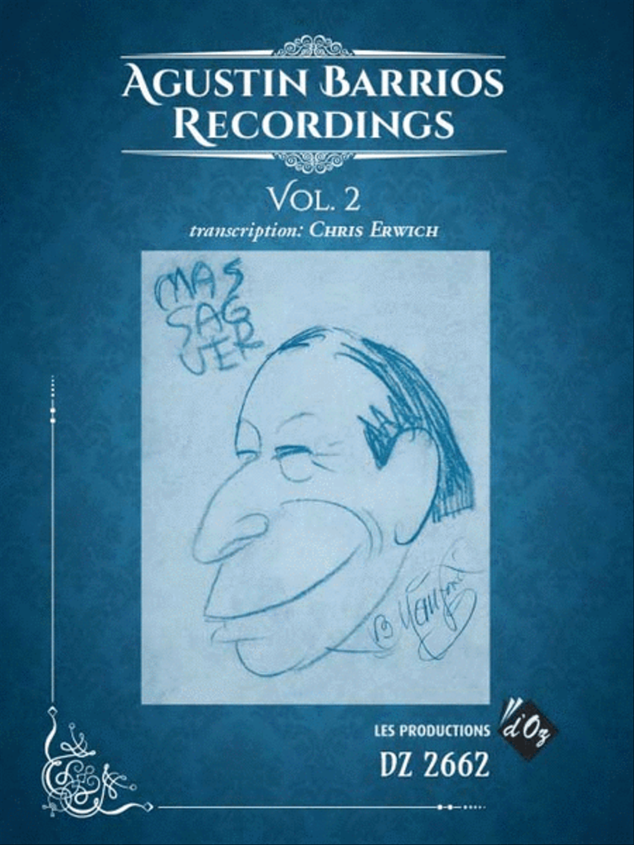 Agustin Barrios Recordings, vol. 2 Classical Guitar scores gallery preview page 1