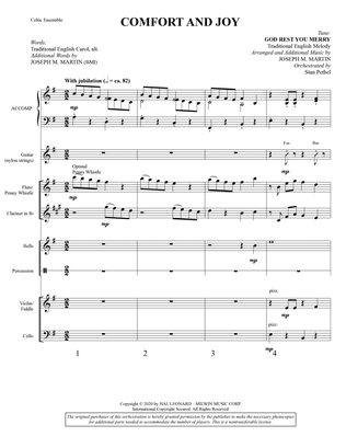 Comfort And Joy (Celtic Consort) - Full Score