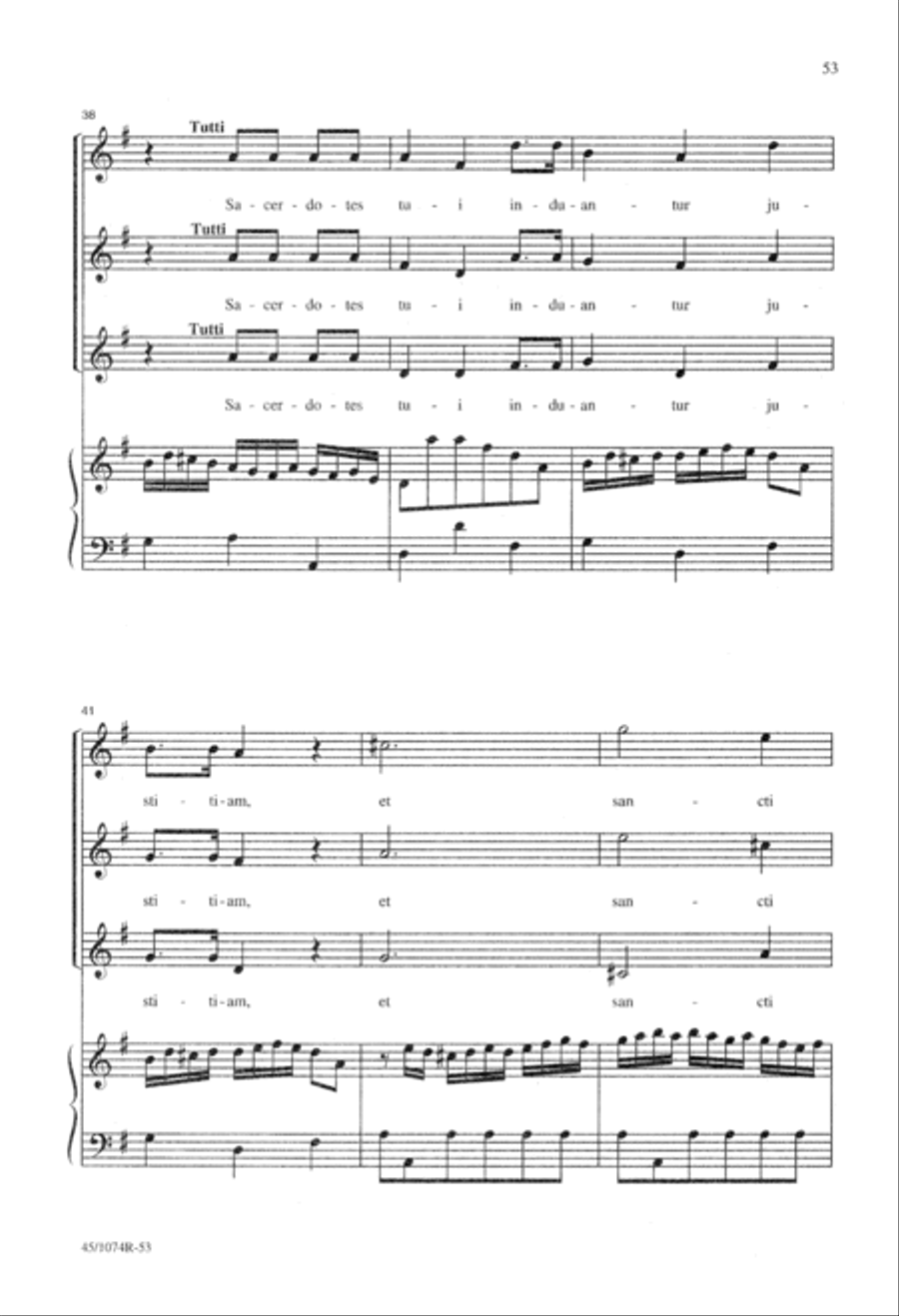 Vesperae Pro Festo Sancti Innocentium SSA scores gallery preview page 62