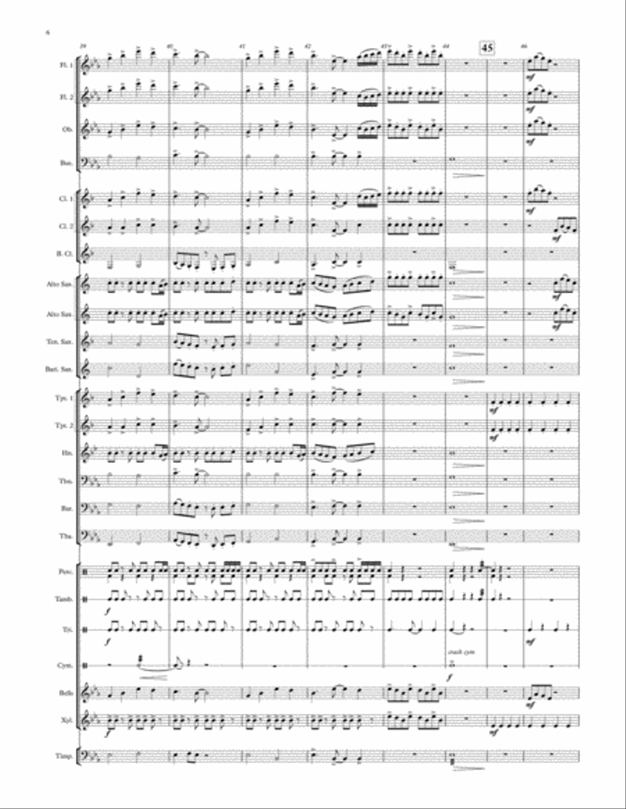 Bits and Bytes - for Concert Band Concert Band scores gallery preview page 6