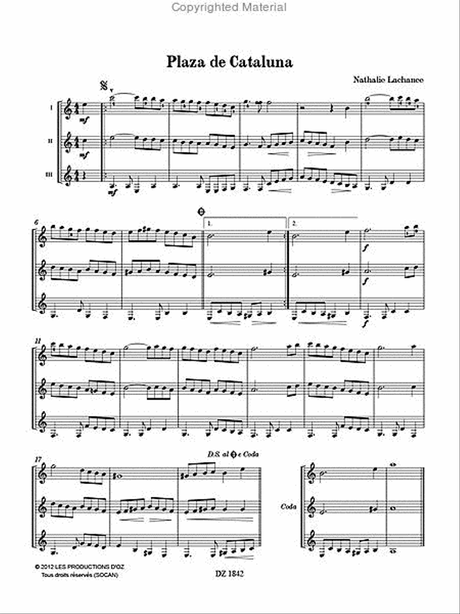 Let’s Play Together - Latino Guitar Ensemble scores gallery preview page 2
