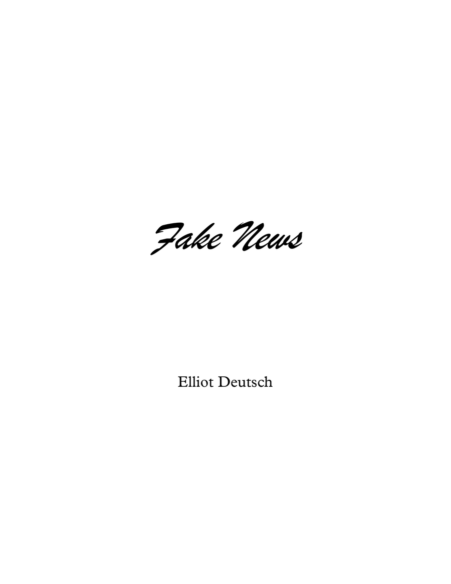 Fake News Fake News Jazz Ensemble scores gallery preview page 1