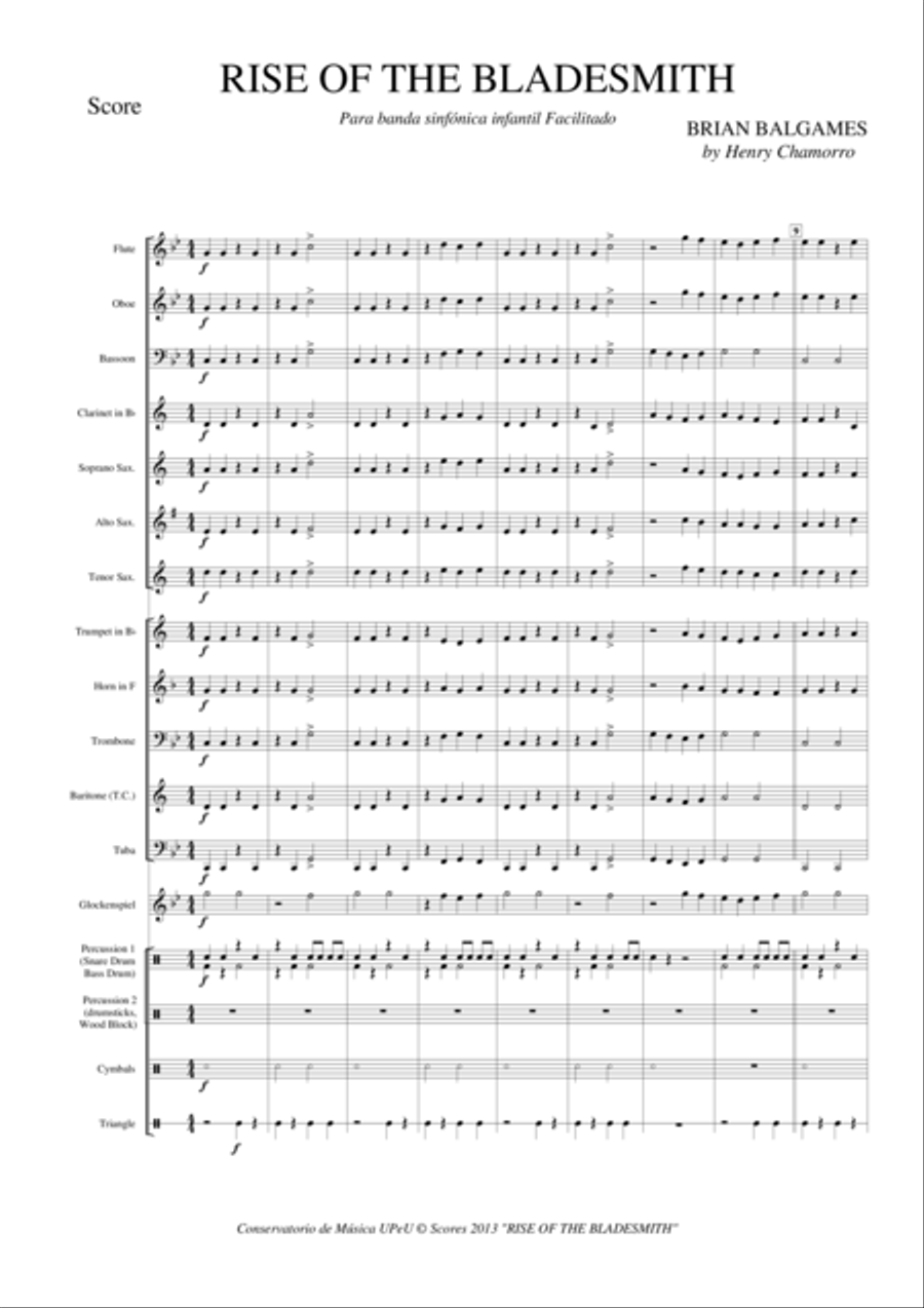 Rise Rise Small Ensemble scores gallery preview page 1