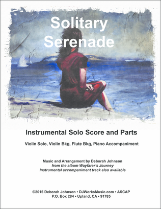 Book cover for Solitary Serenade Inst. Solo Score