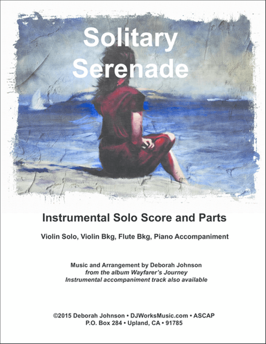 Book cover for Solitary Serenade Inst. Solo Score