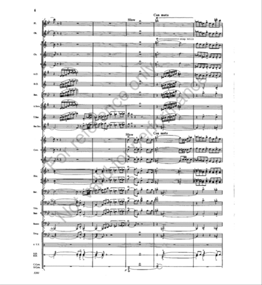 Symphonic Celebration and Dance Concert Band scores gallery preview page 3