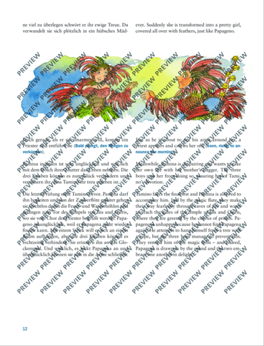 The Magic Flute The Magic Flute Piano Solo scores gallery preview page 13