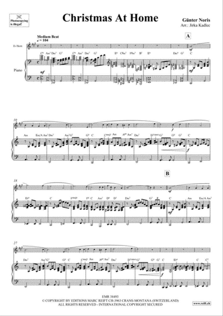 Christmas At Home Horn scores gallery preview page 3
