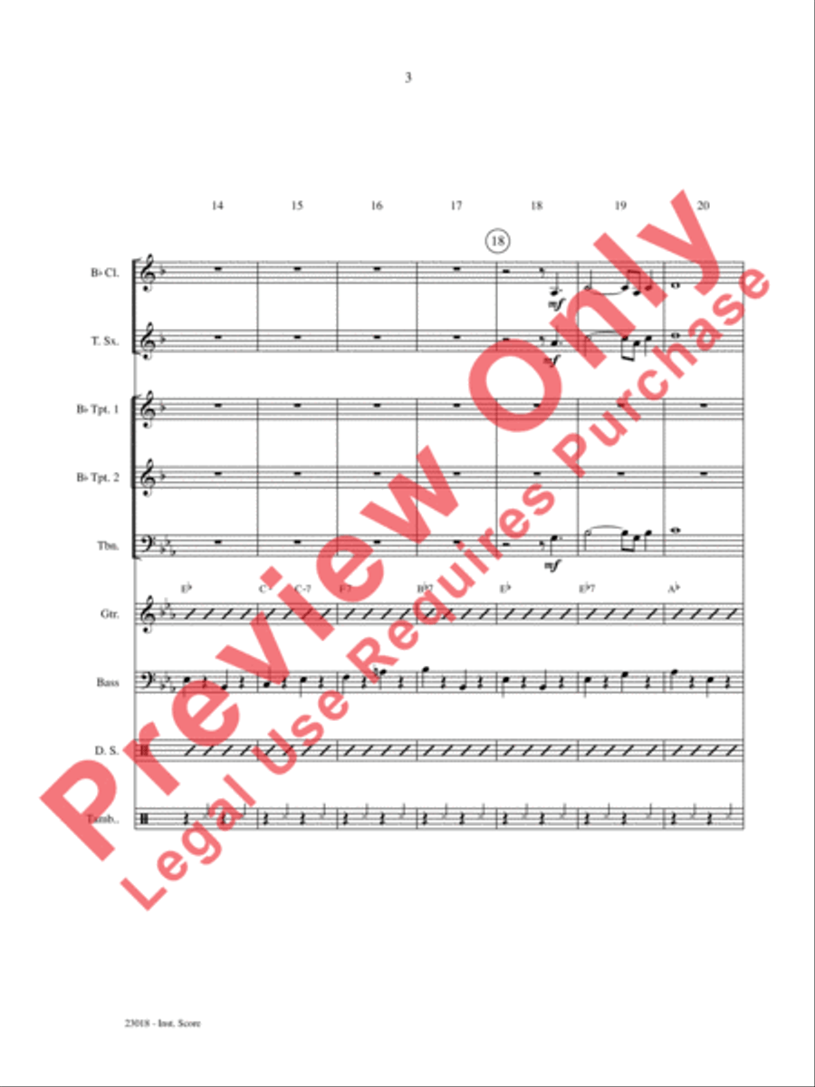 Swing Low, Sing Low Choir scores gallery preview page 4
