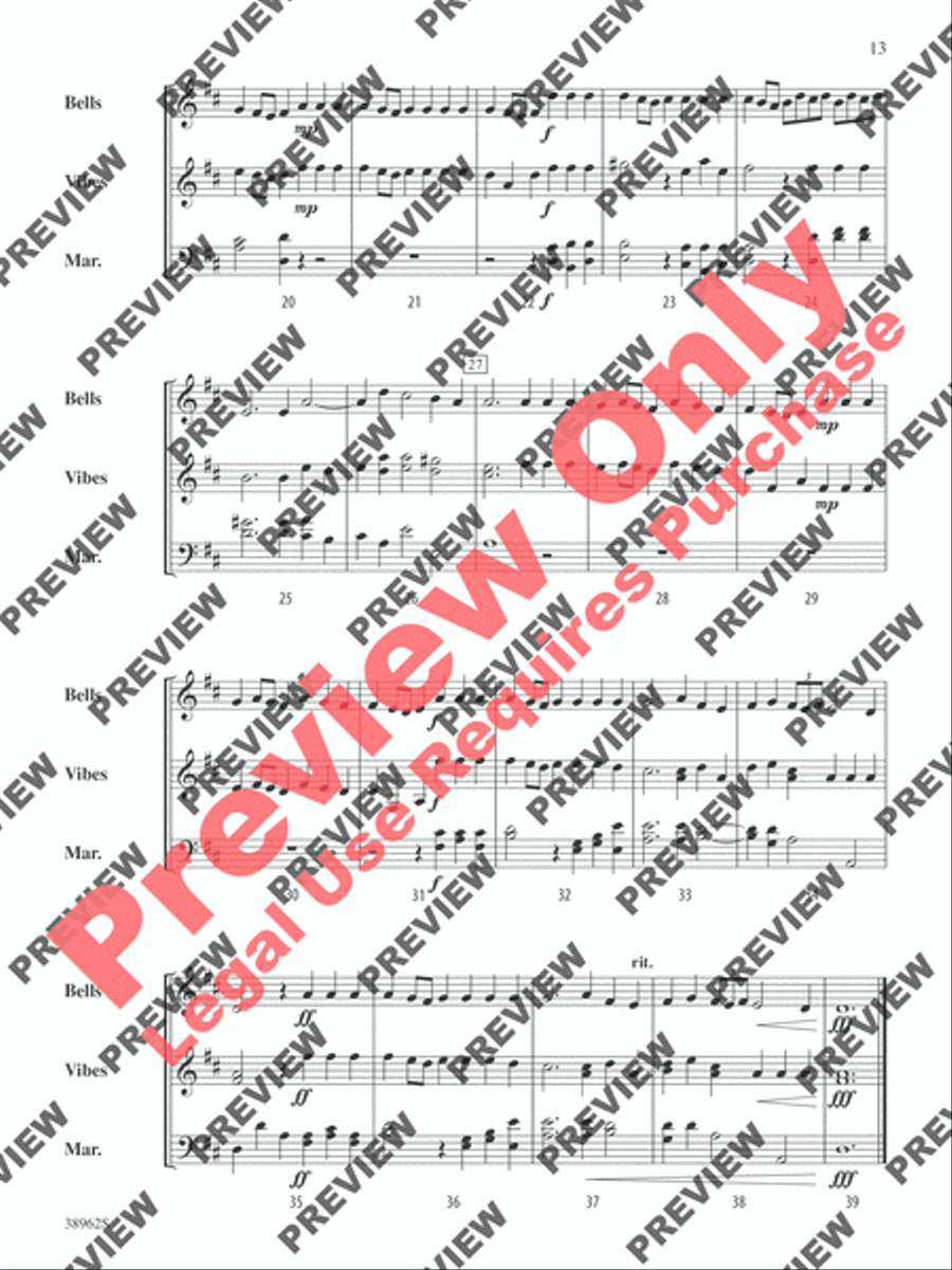 Classic Mallet Trios, Volume 2 Small Ensemble scores gallery preview page 14