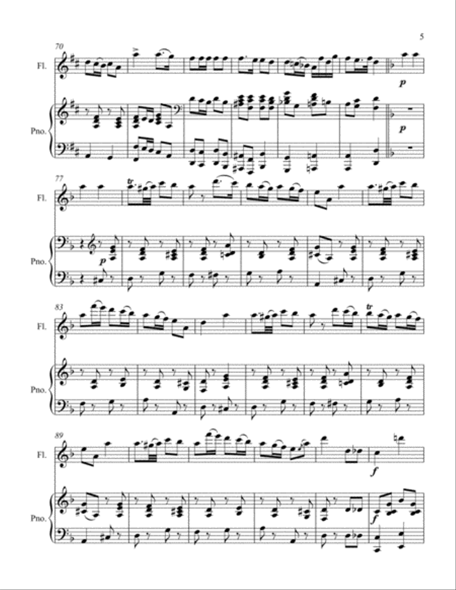 Helen Polka Flute Solo scores gallery preview page 5