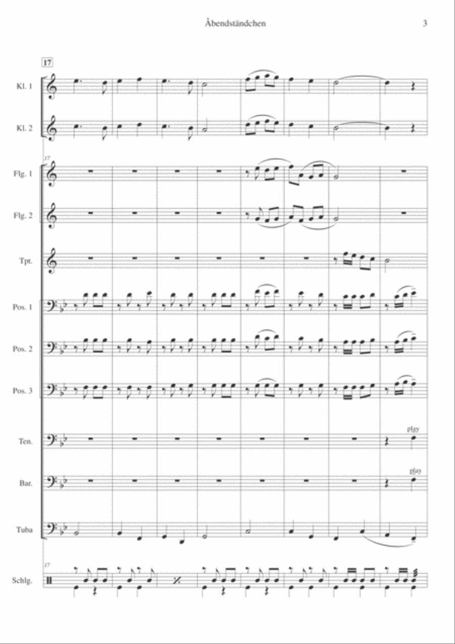 Âbendständchen Âbendständchen Small Ensemble scores gallery preview page 5