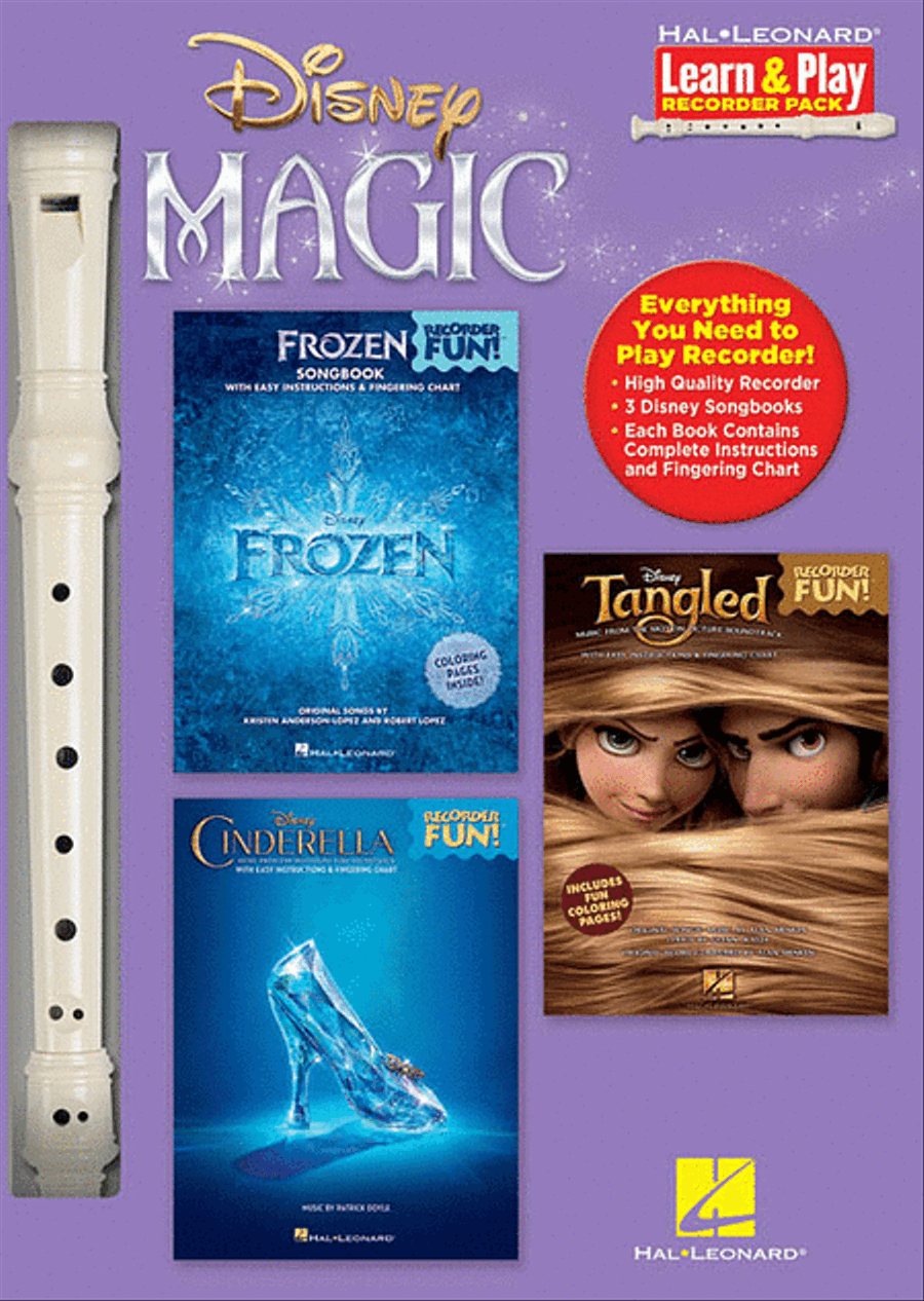 Disney Magic - Learn & Play Recorder Pack Recorder scores gallery preview page 2