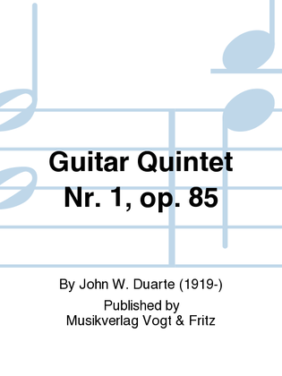 Guitar Quintet Nr. 1, op. 85