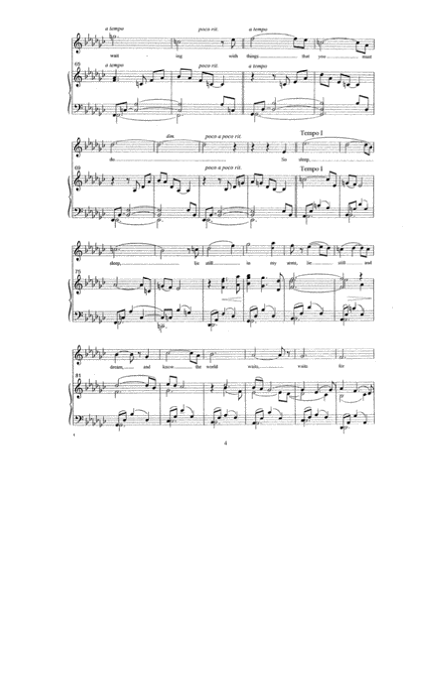 [Adams] Lullaby Eternal (from Daybirth) Voice scores gallery preview page 6