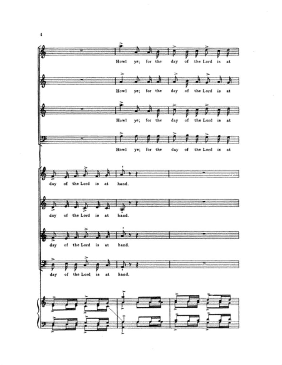 Howl ye 4-Part scores gallery preview page 3