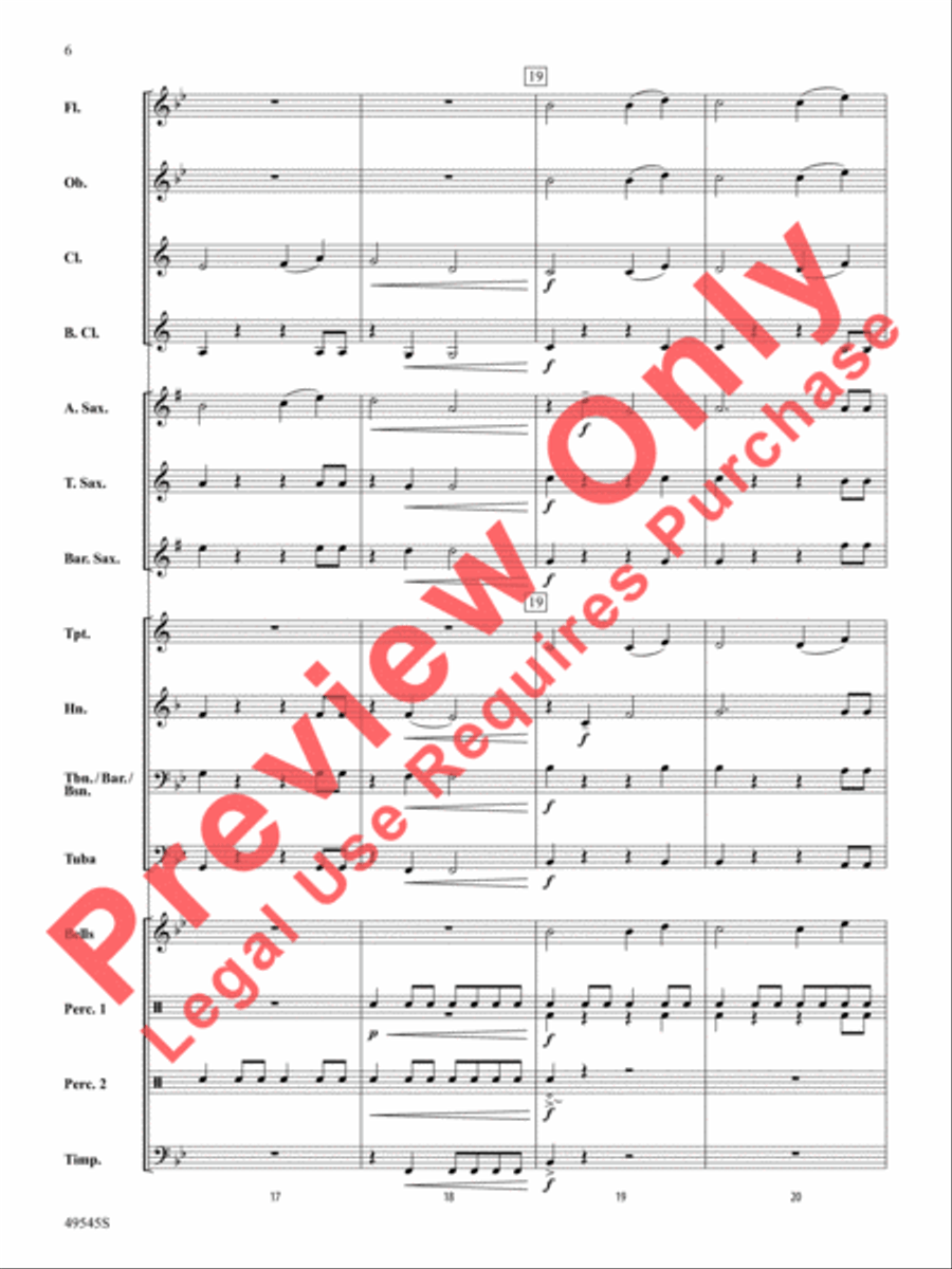 Range Rover Concert Band scores gallery preview page 7