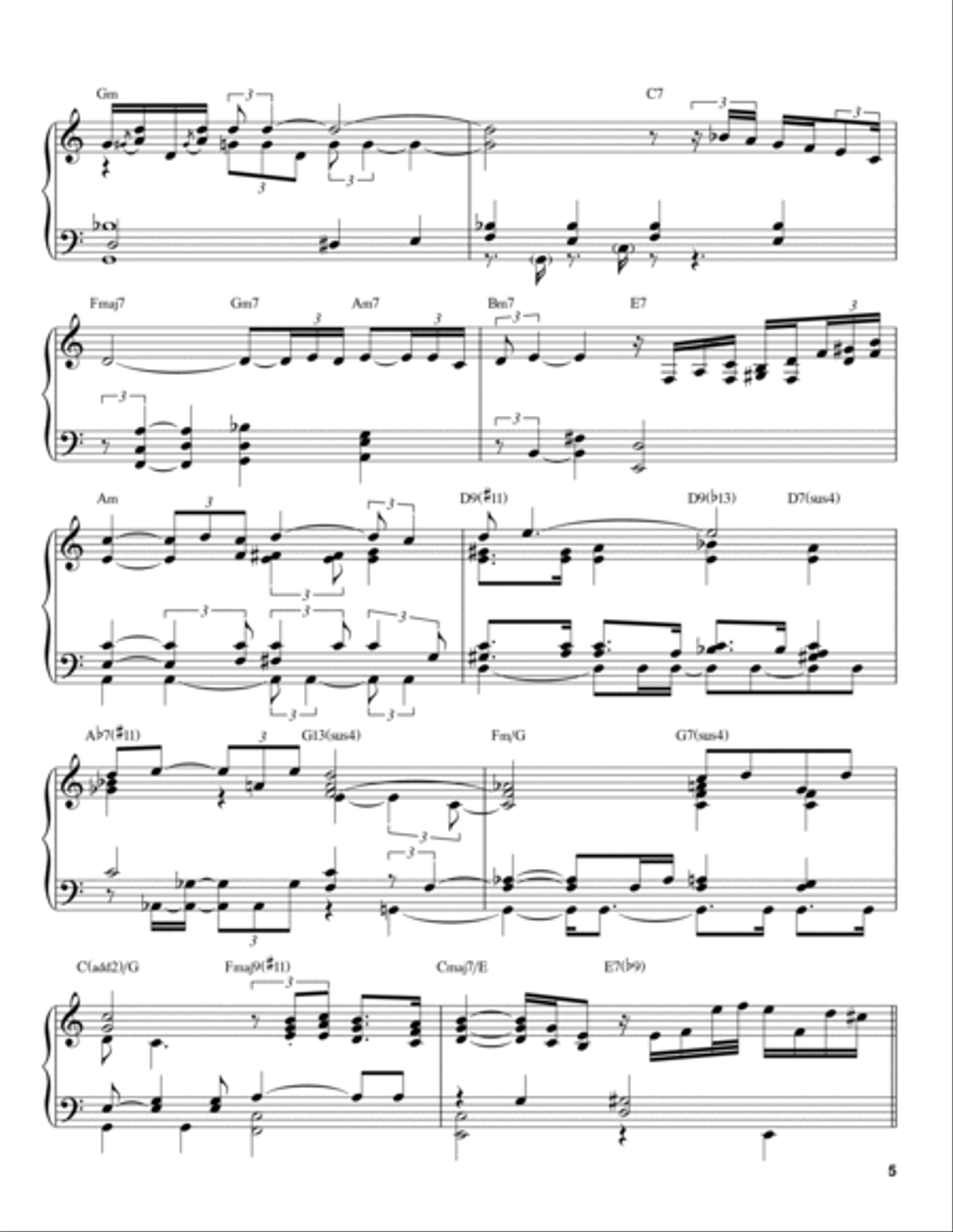 Never Let Me Go Piano scores gallery preview page 5