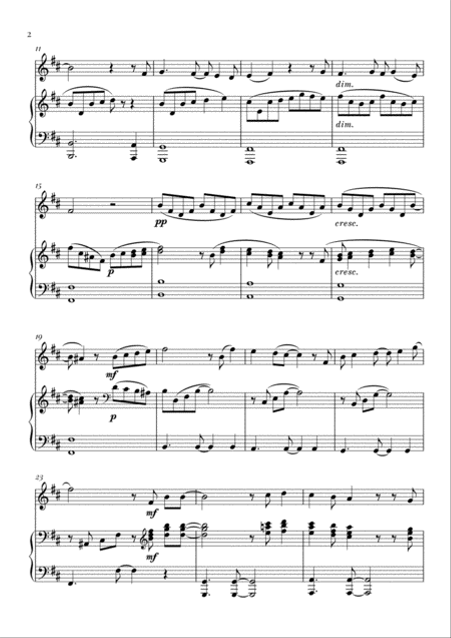 Mary, Did You Know? Mary, Did You Know? Violin Solo scores gallery preview page 2