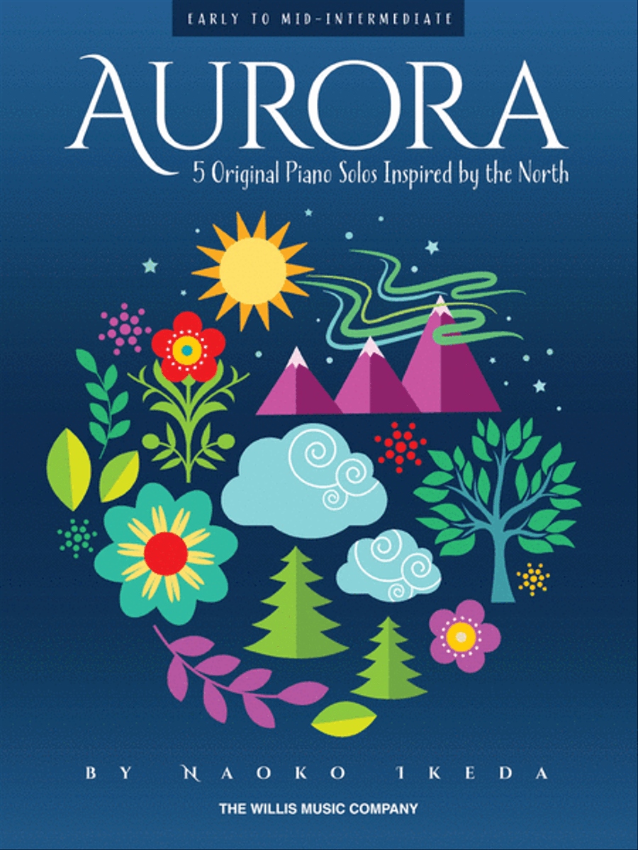 Aurora - 5 Original Piano Solos Inspired by the North Piano Solo scores gallery preview page 1