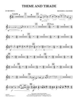 Theme and Tirade - Bb Trumpet 1