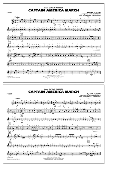 Captain America March - F Horn