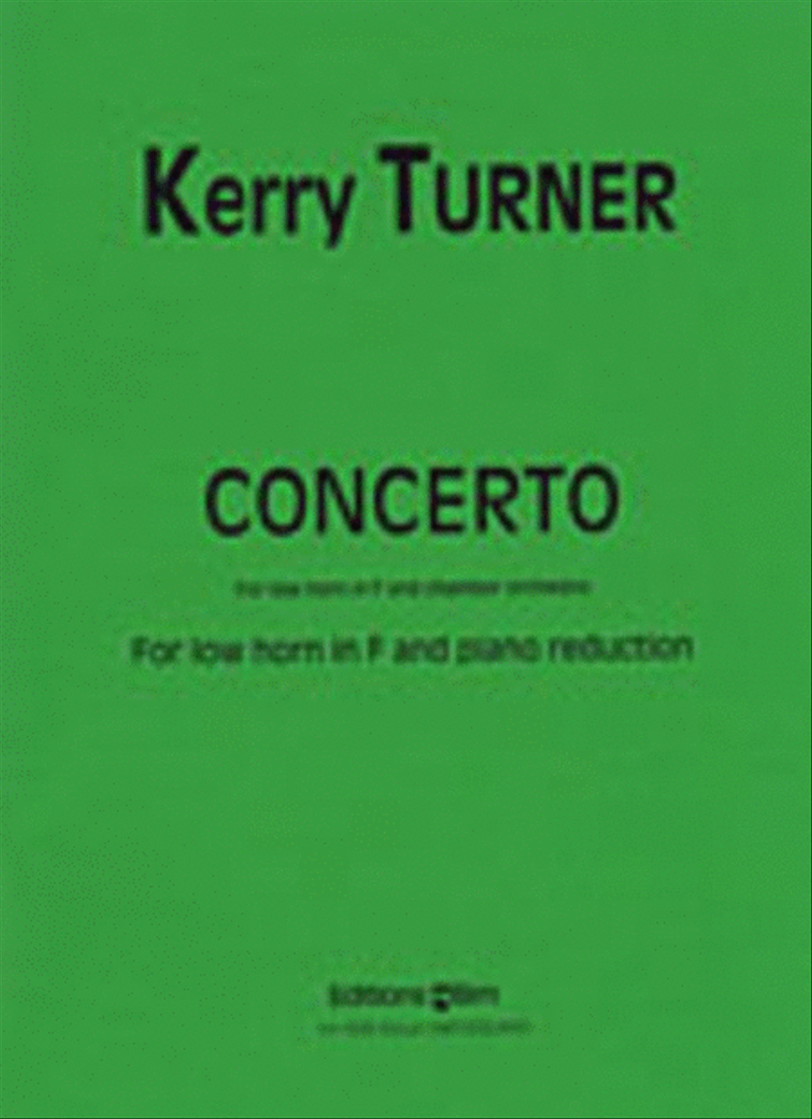 Concerto for Low Horn in F Piano Accompaniment scores gallery preview page 1