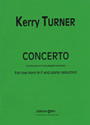 Book cover for Concerto for Low Horn in F